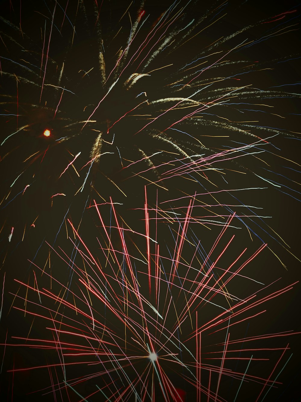 firework display during nighttime