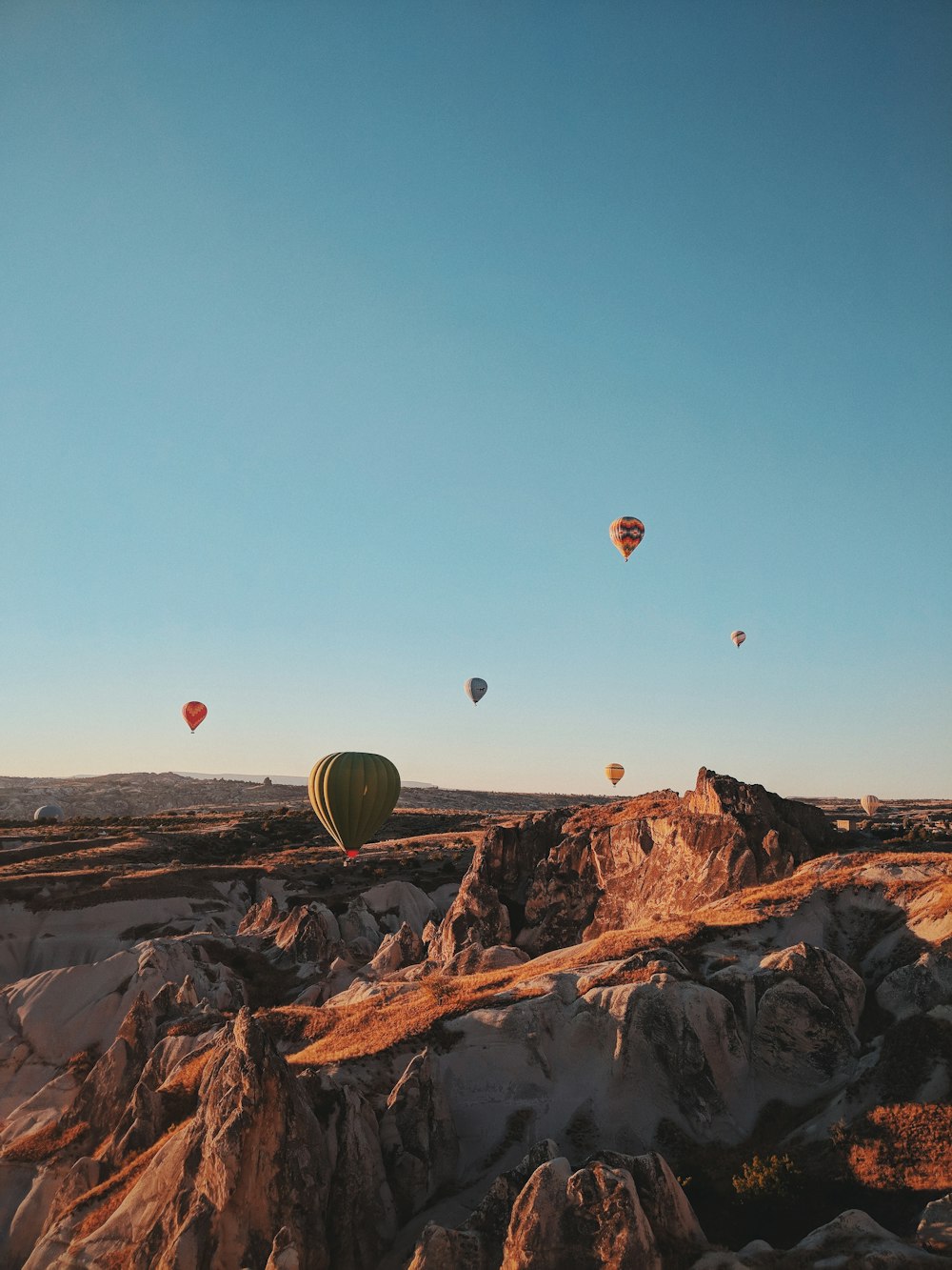 hot air balloons