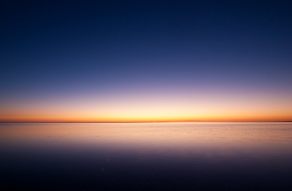 fotografia di paesaggio del tramonto