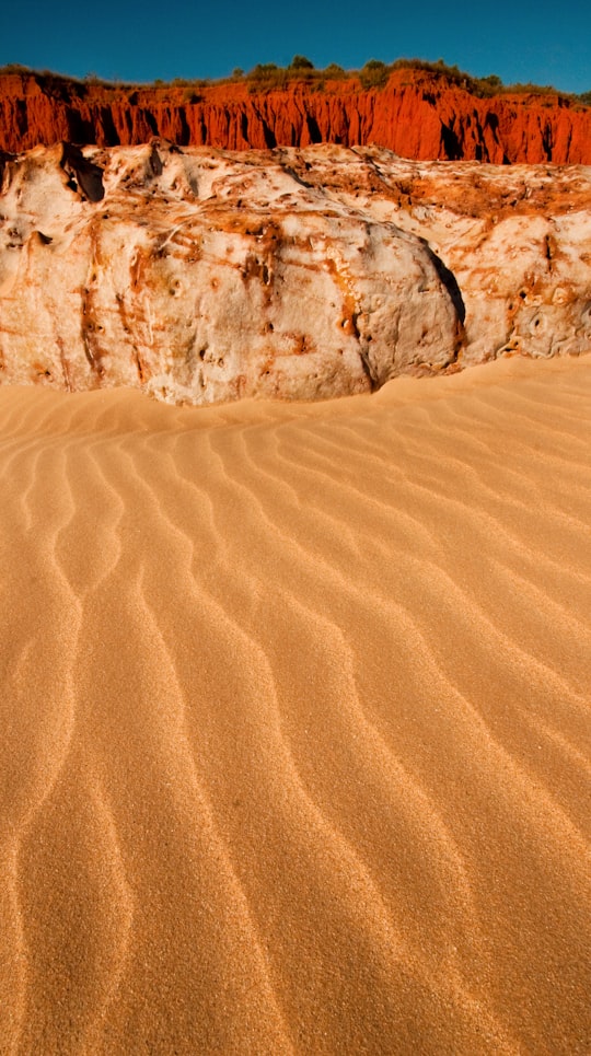 landscape photo of desert in James Price Point Australia