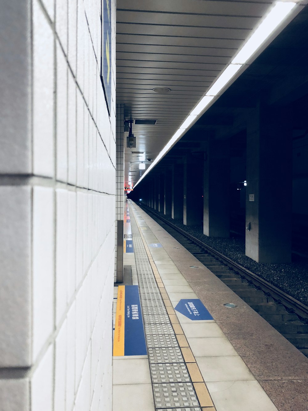 empty train subway