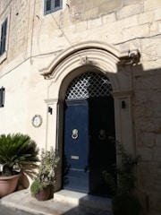 An elegant door that enhances the entrance of a home.