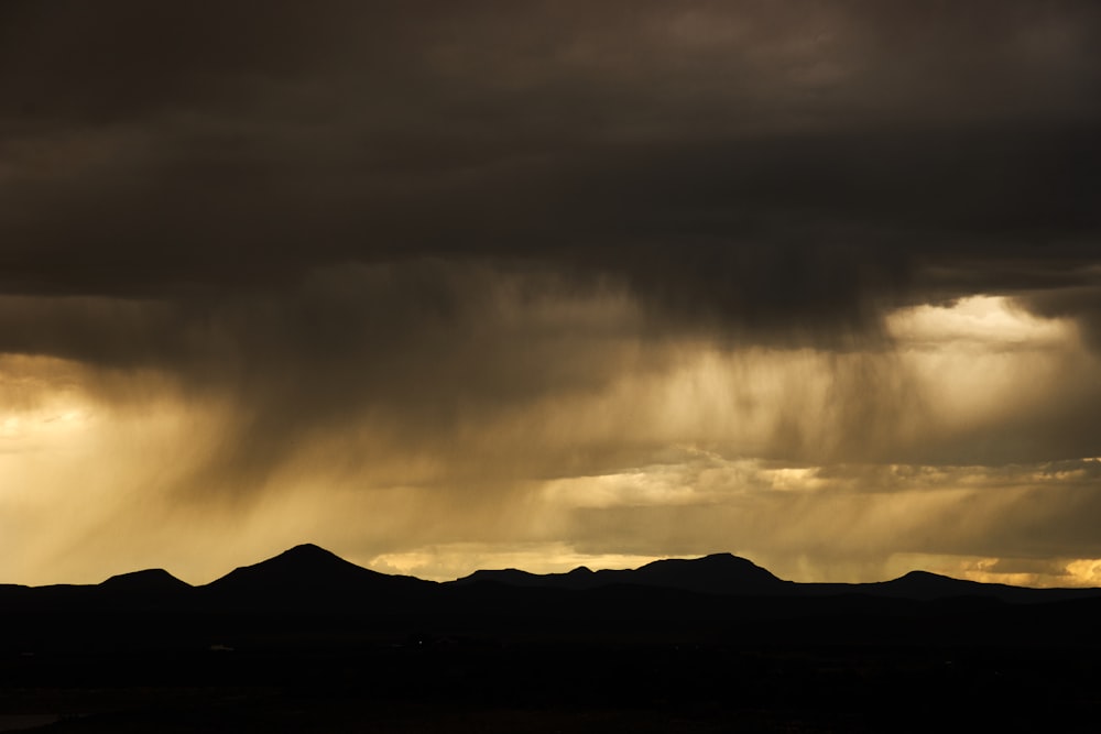 céu nublado