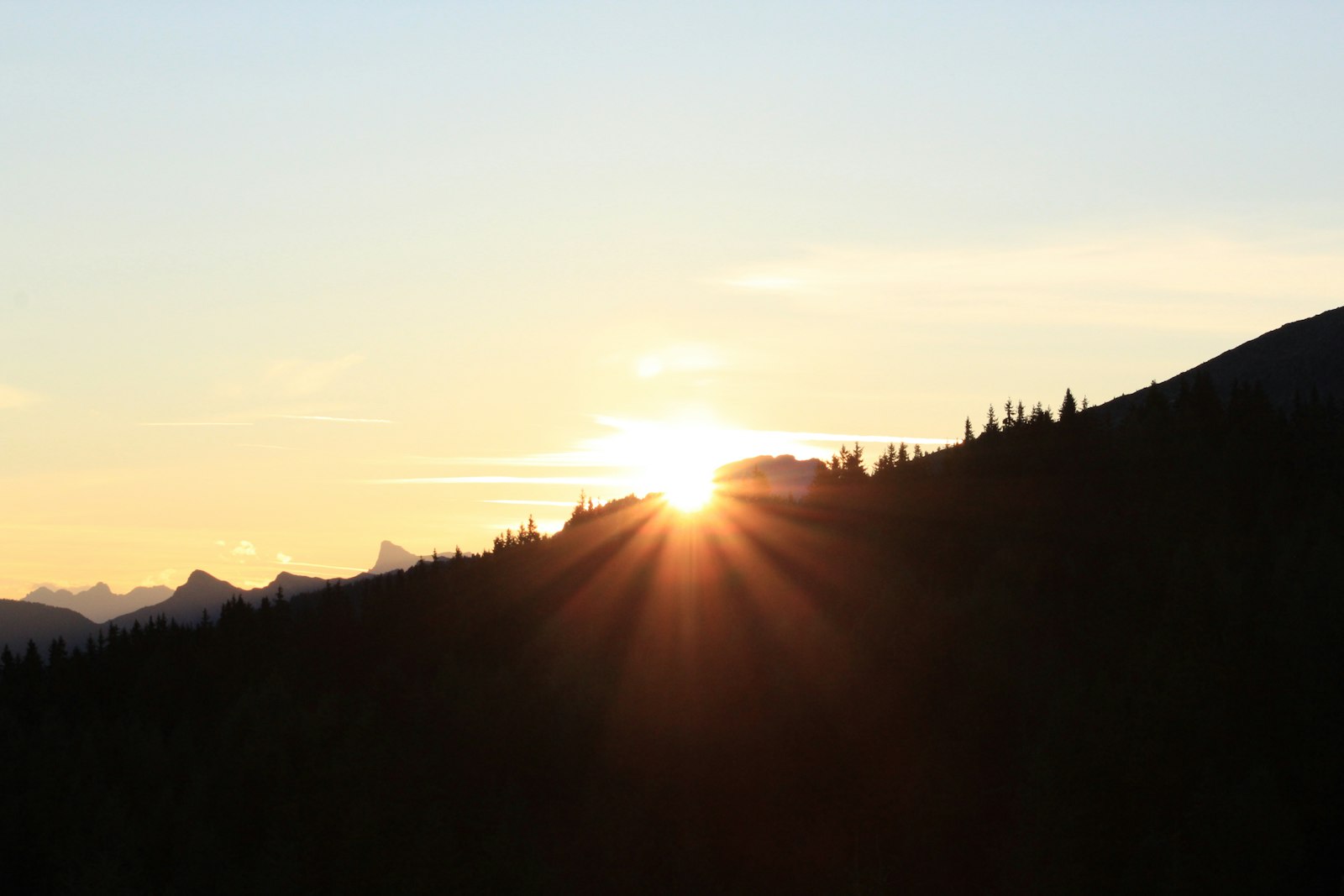 Canon EOS 1300D (EOS Rebel T6 / EOS Kiss X80) + Canon EF 75-300mm f/4-5.6 sample photo. Silhouette of mountain during photography