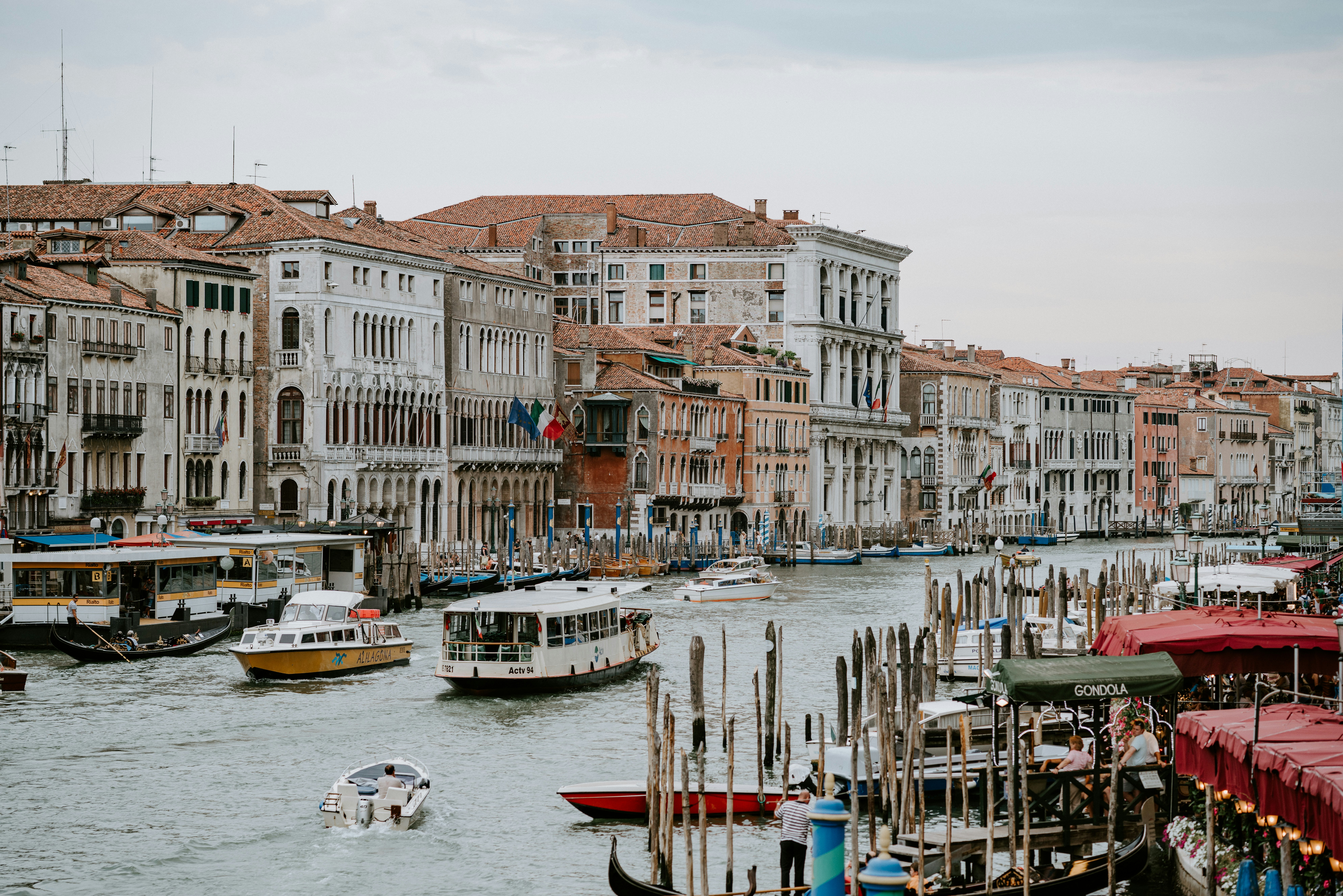 The historic Grand Canal, Venice