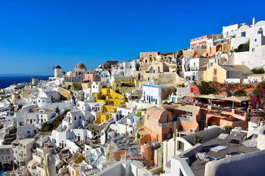 greek houses in island