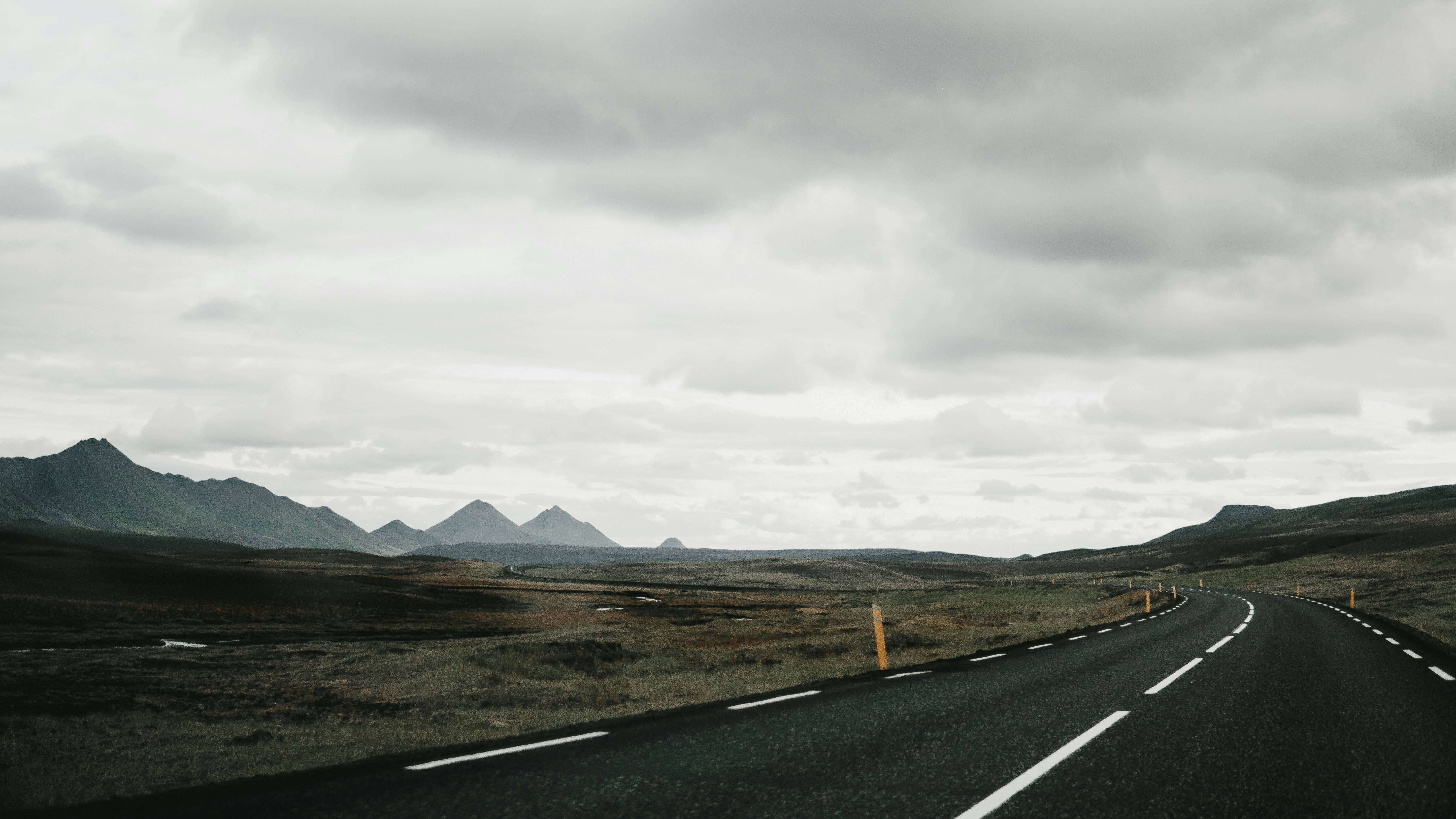black concrete roadway during daytime