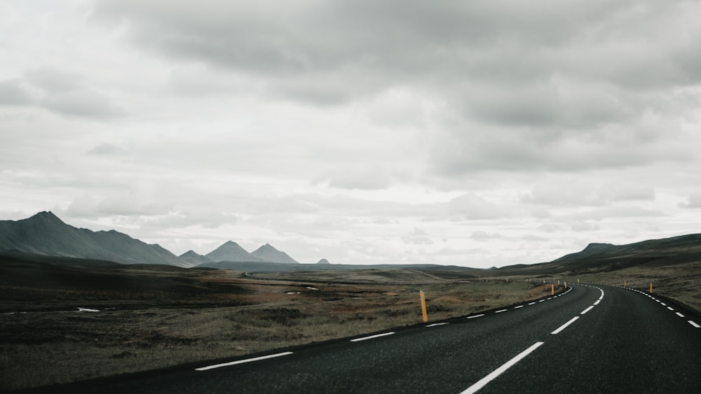 black concrete roadway during daytime