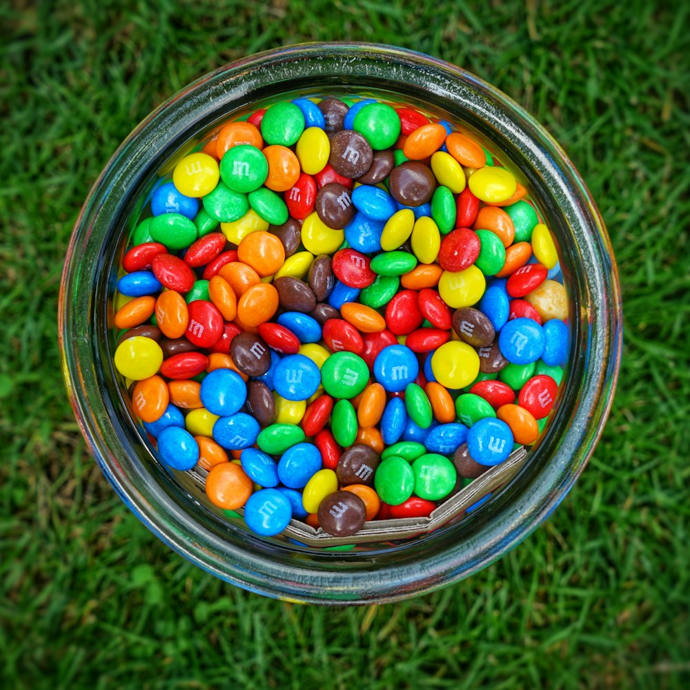 Glas M&M's