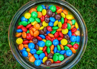 jar of M&M's