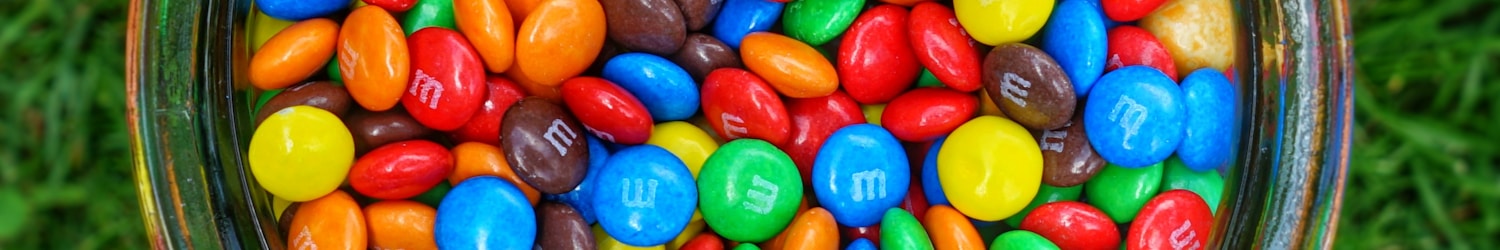 jar of M&M's