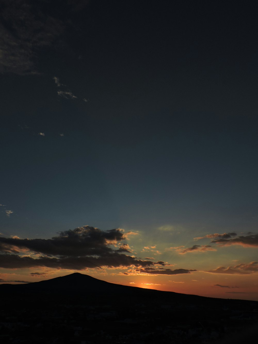 clouds during sunset