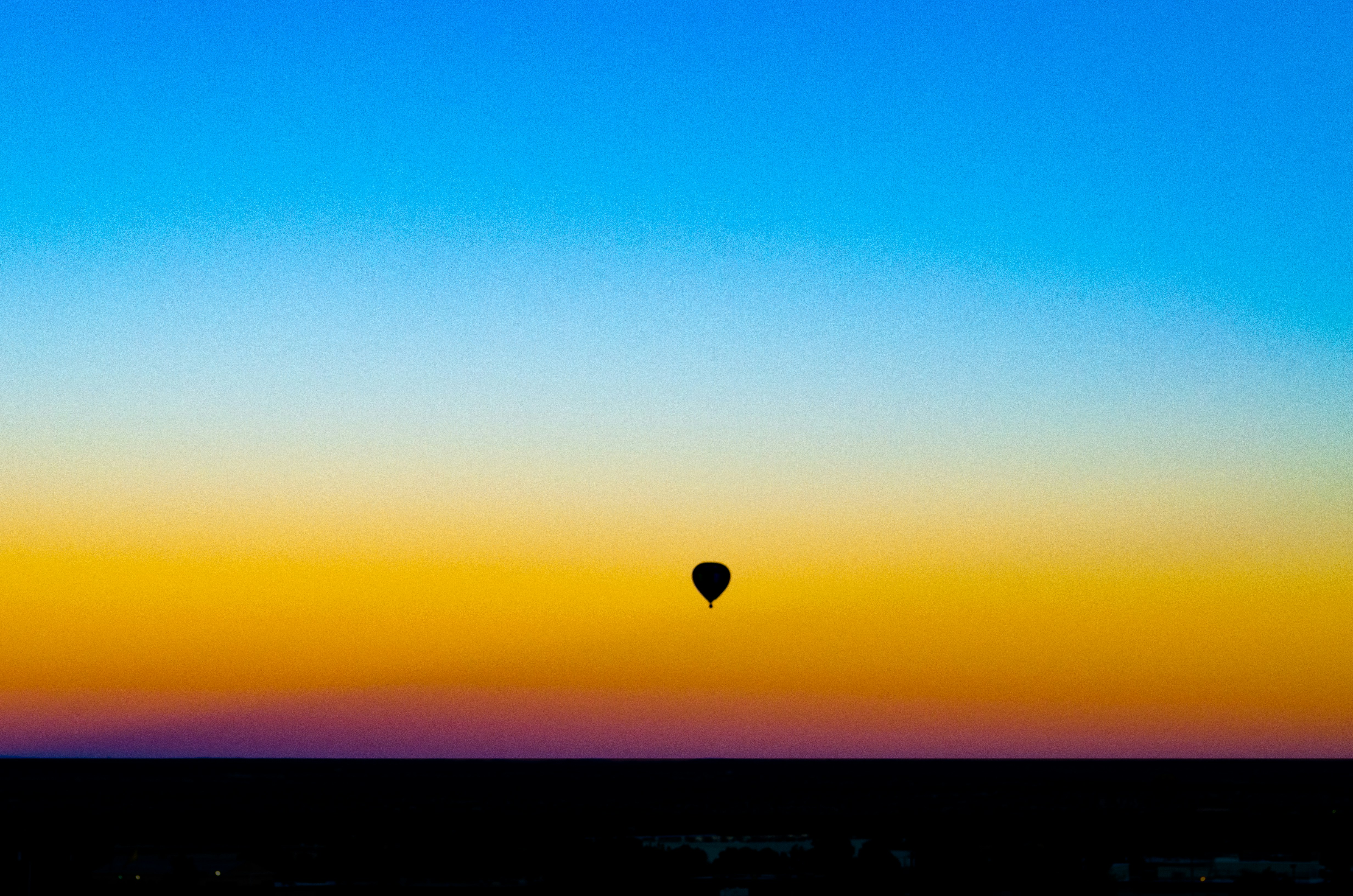 If you have every been to the Ballon Fiesta in Albuquerque, you know what a unique sight this is. In 2017, they had over 500 balloons fly on the first day. I caught a moment early in the day just before sunrise where there was a single balloon making its way across the early morning sky.