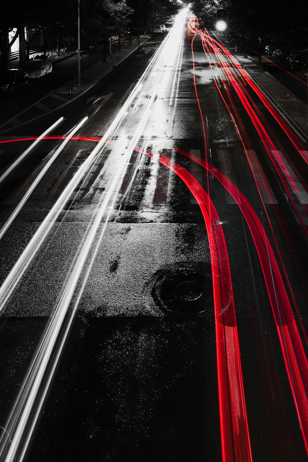 fotografia time-lapse de rua