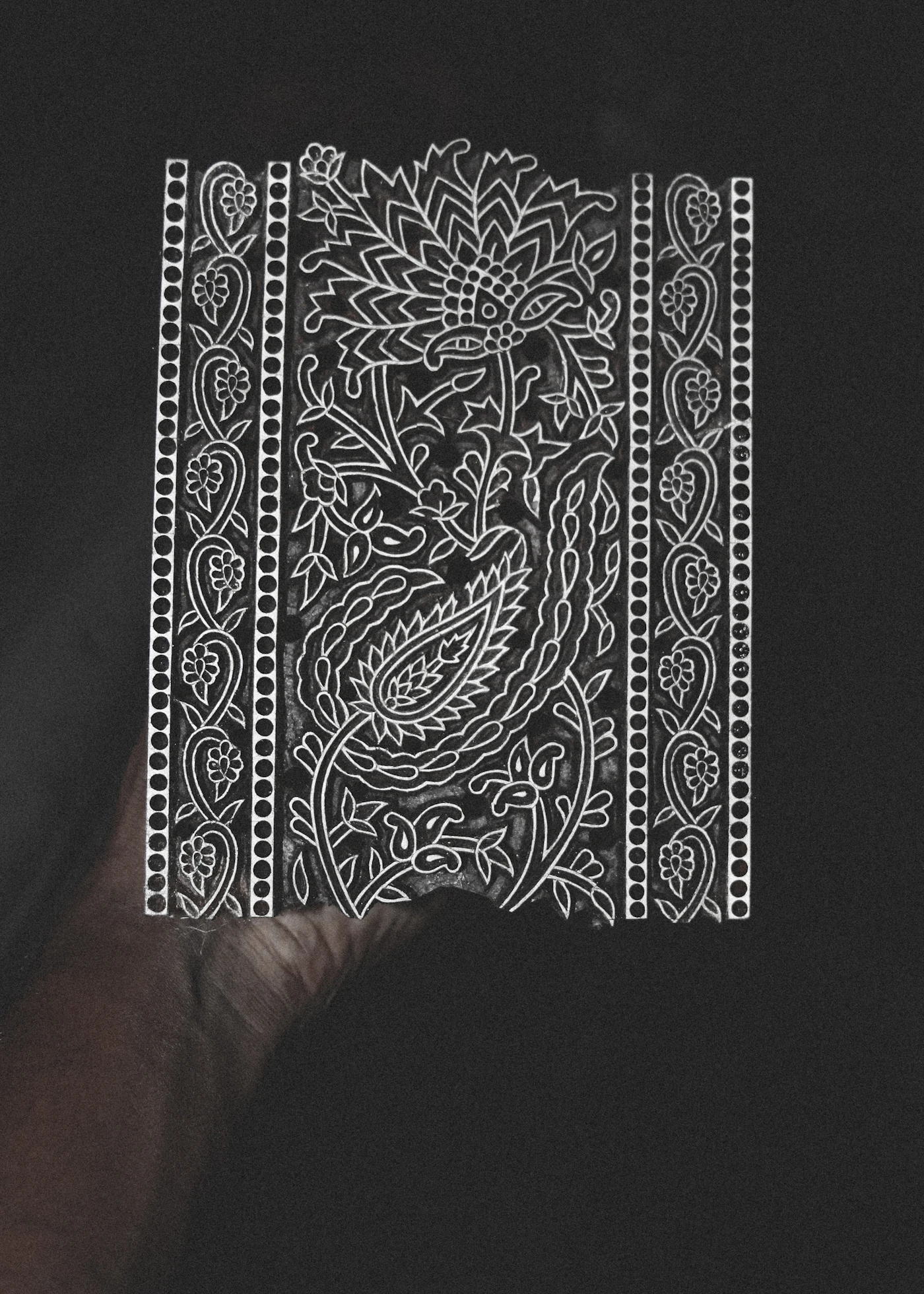 Warli Harvest Story — Framed Canvas