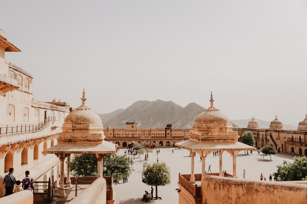 brown dome temples at daytime