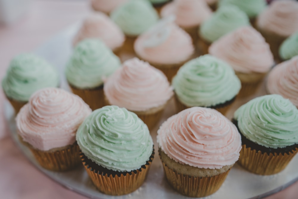 cupcakes avec glaçages