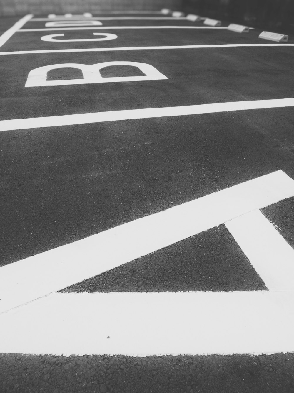 ABCDE parking lot paint