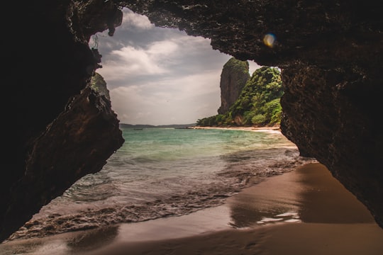 cave near the beach in หาดถ้ำพระนาง (Phra Nang Cave Beach) Thailand