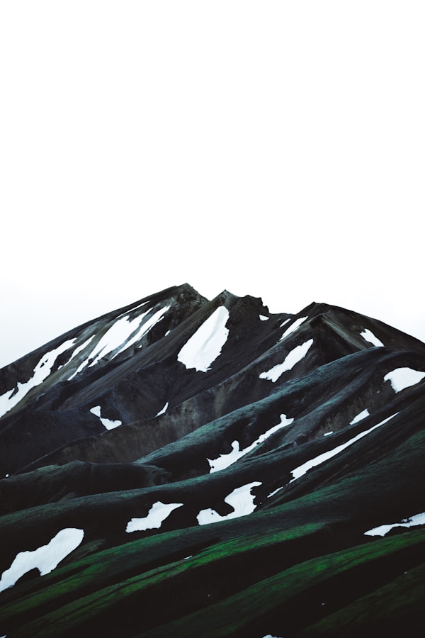 mountain covered snowby Joshua Fuller