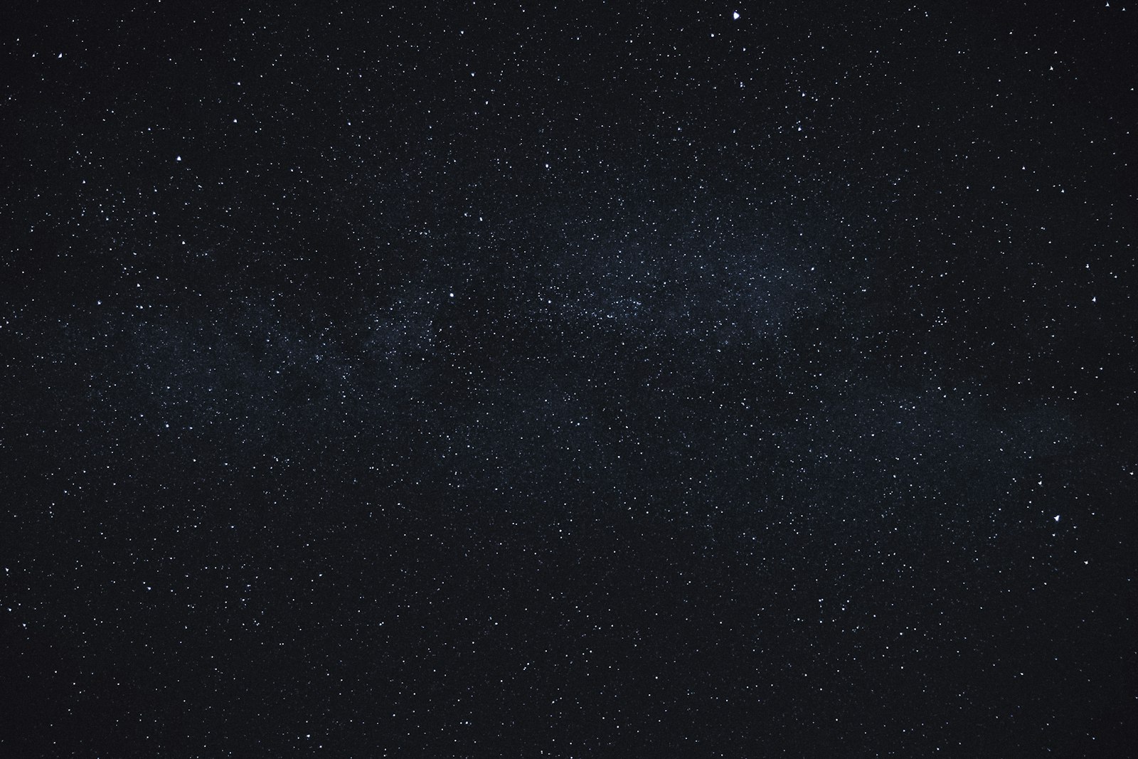 The night sky is filled with stars