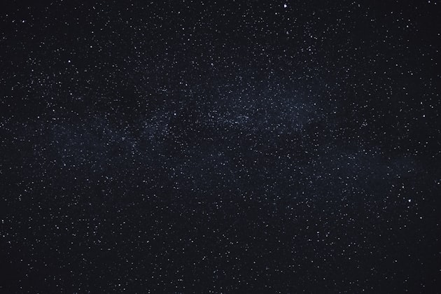 Ciel étoilé et galaxie, ambiance science-fiction