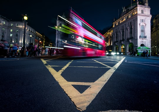 time lapse photography of road in Piccadilly Lights United Kingdom