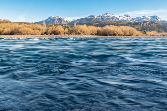 river and mountain landscape in Esquel Argentina