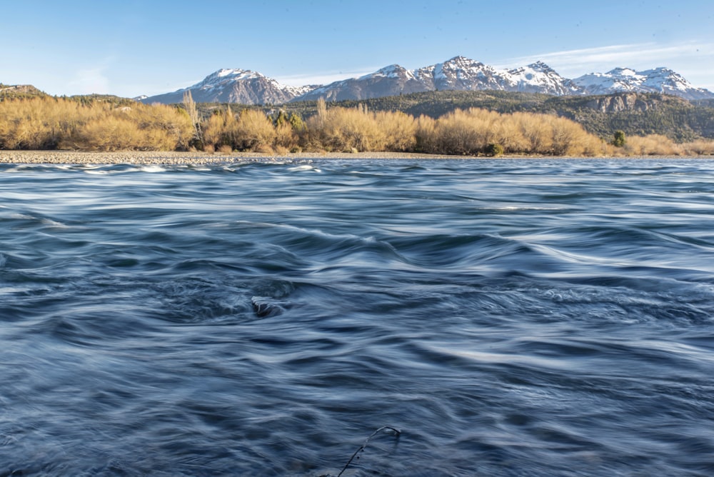 river and mountain landscape