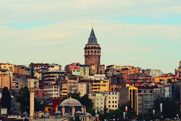 aerial photo of city