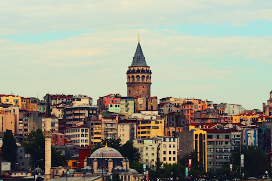 aerial photo of city in Golden Horn Turkey