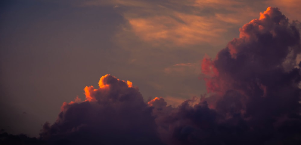 orange and gray cloudy sky during golden hour