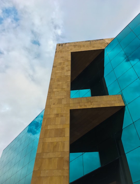 worm's eye view of building in Toulon France