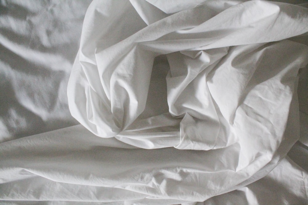 textile blanc