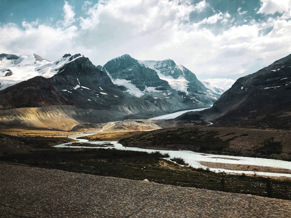 photo of snow-capped mountains