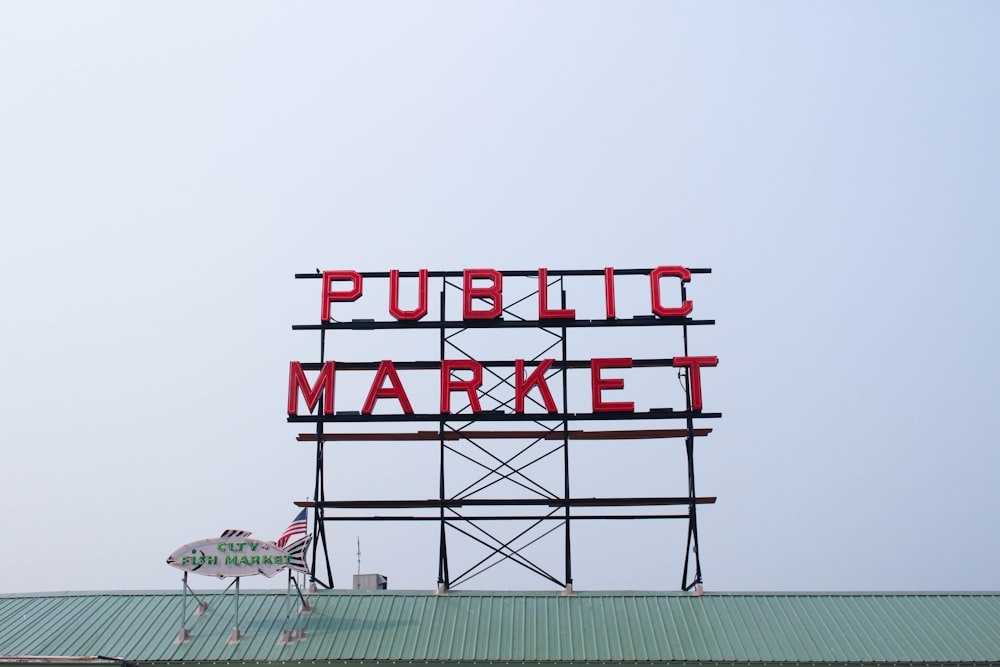 Public Market signage