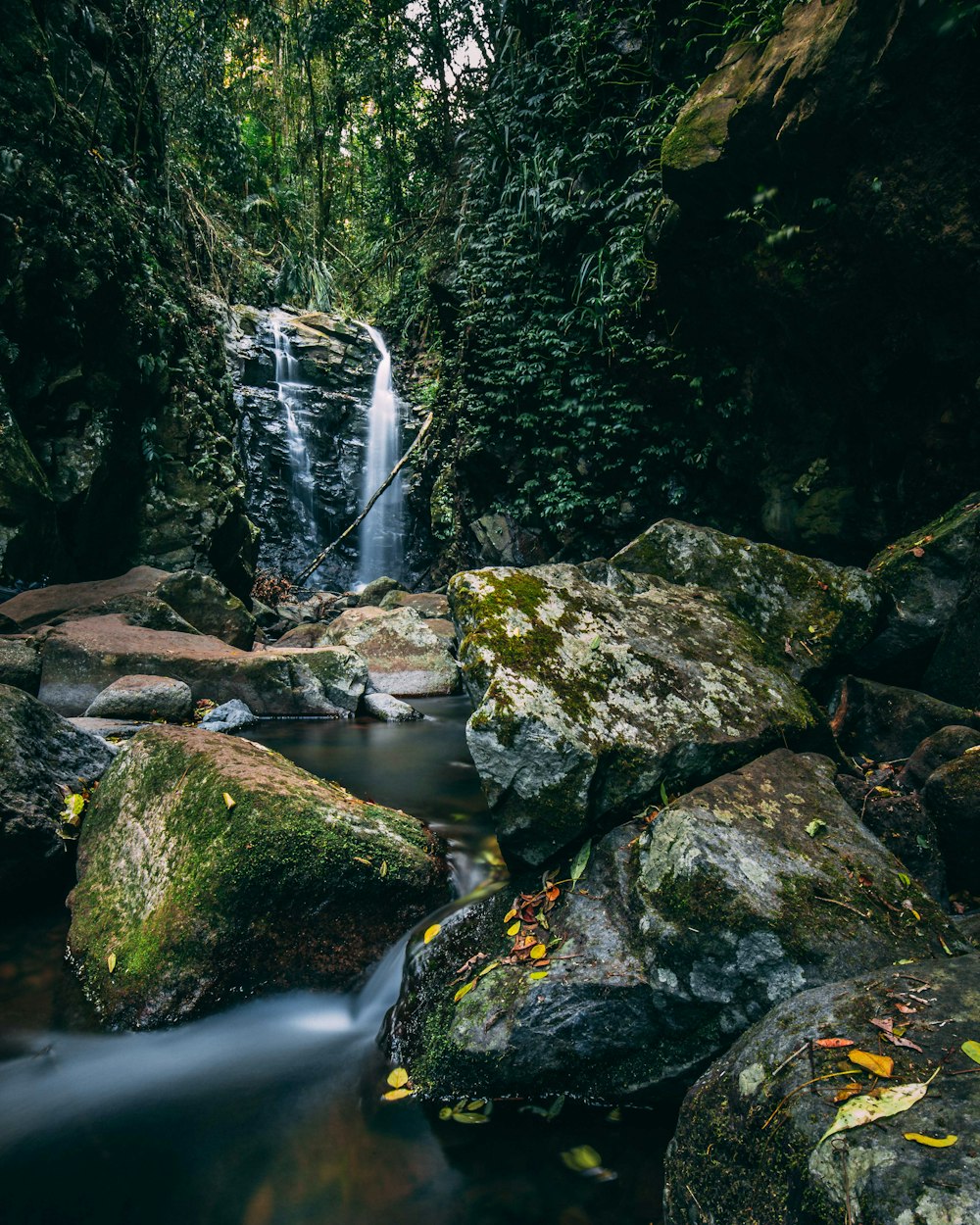 waterfalls painting