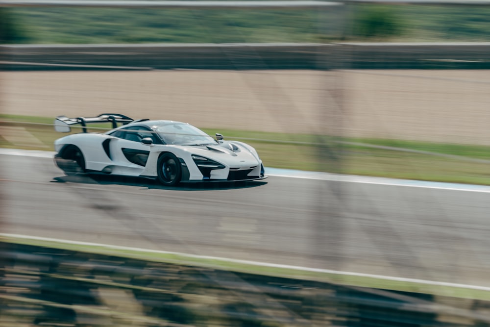 racing car on road