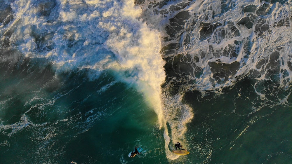 ocean wave airview