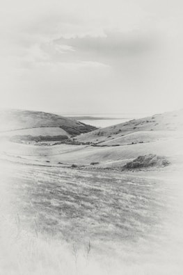 A muted earth-toned landscape with soft ink outlines and parchment texture.