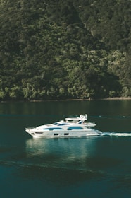 birds eye photography of yacht on body of water