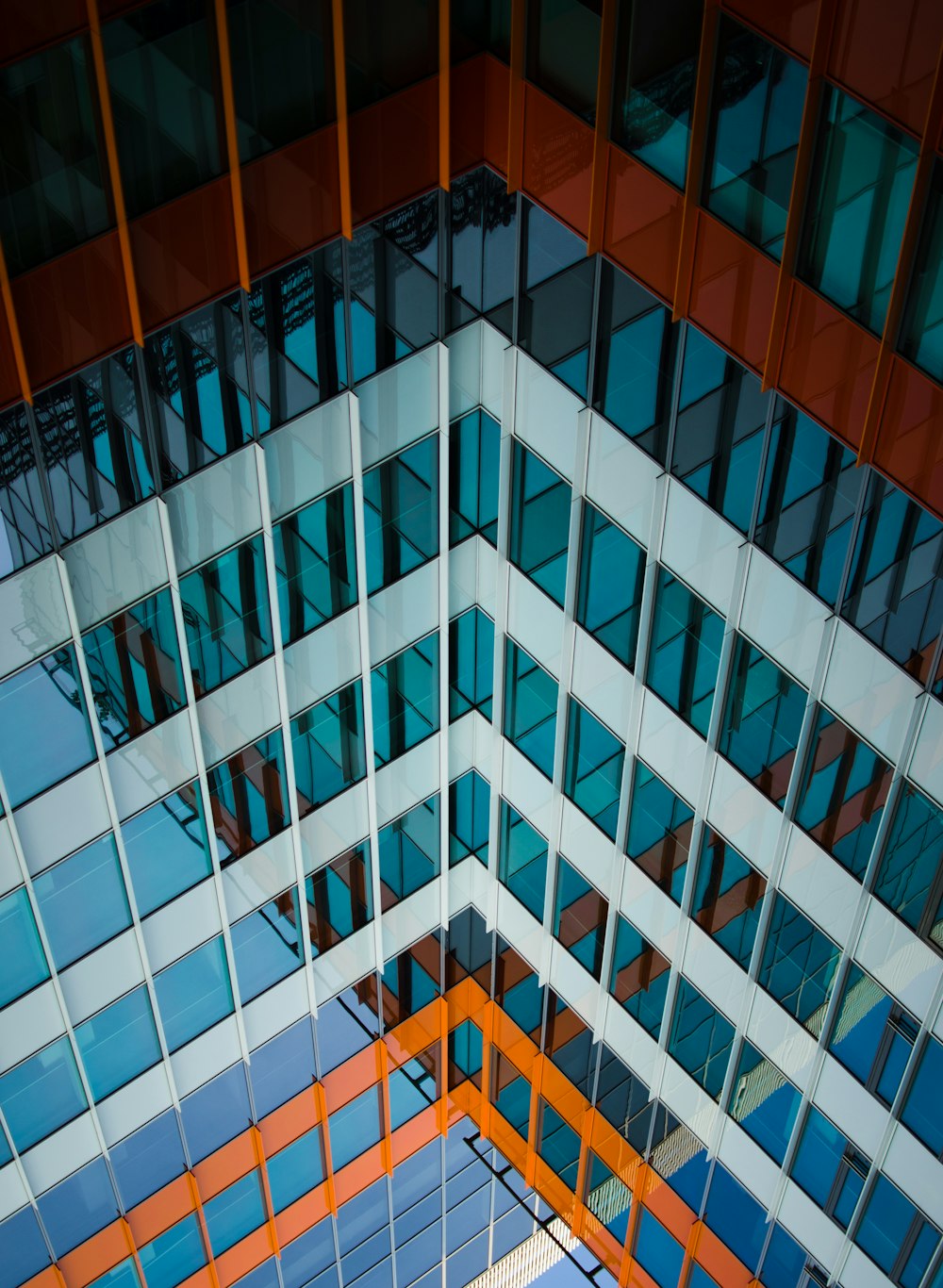 high angle photography of building