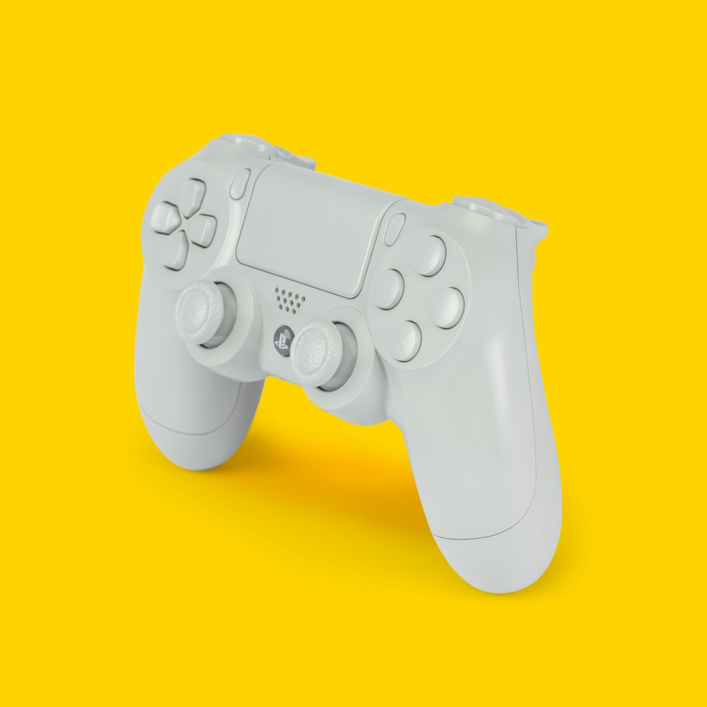 white PS4 dualshock 4