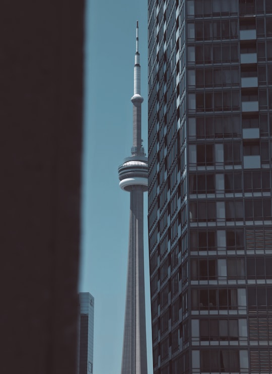 Space Needle beside building in CN Tower Canada