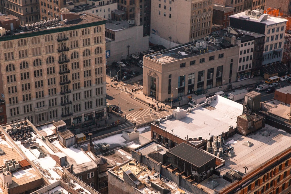 aerial photography of buildings during daytime