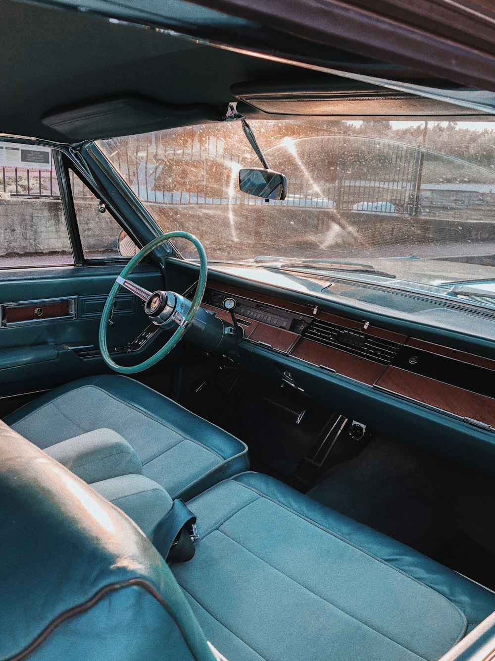 empty vehicle interior