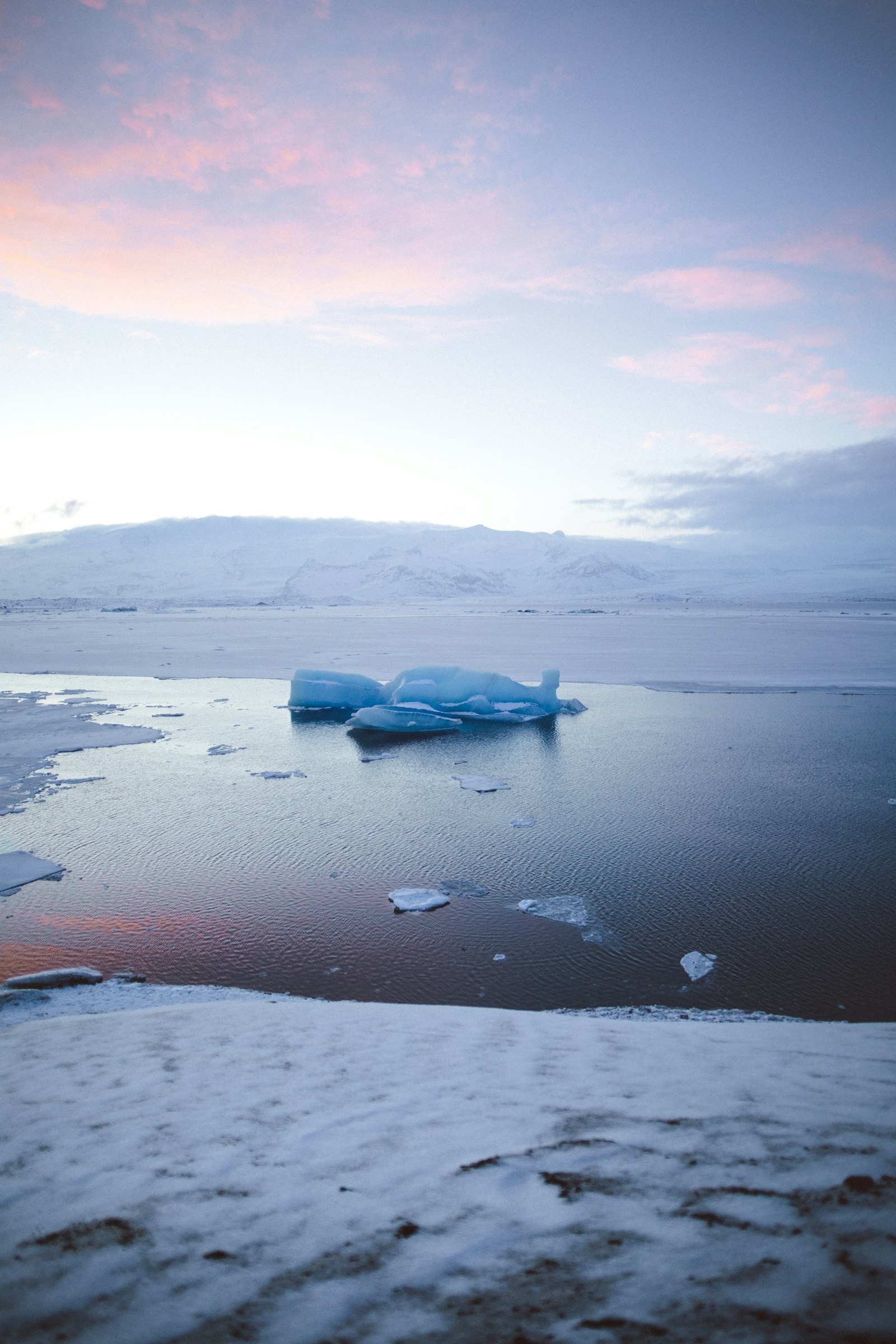 Canon EOS 6D + Sigma 24mm F1.4 DG HSM Art sample photo. Iceberg floating on water photography