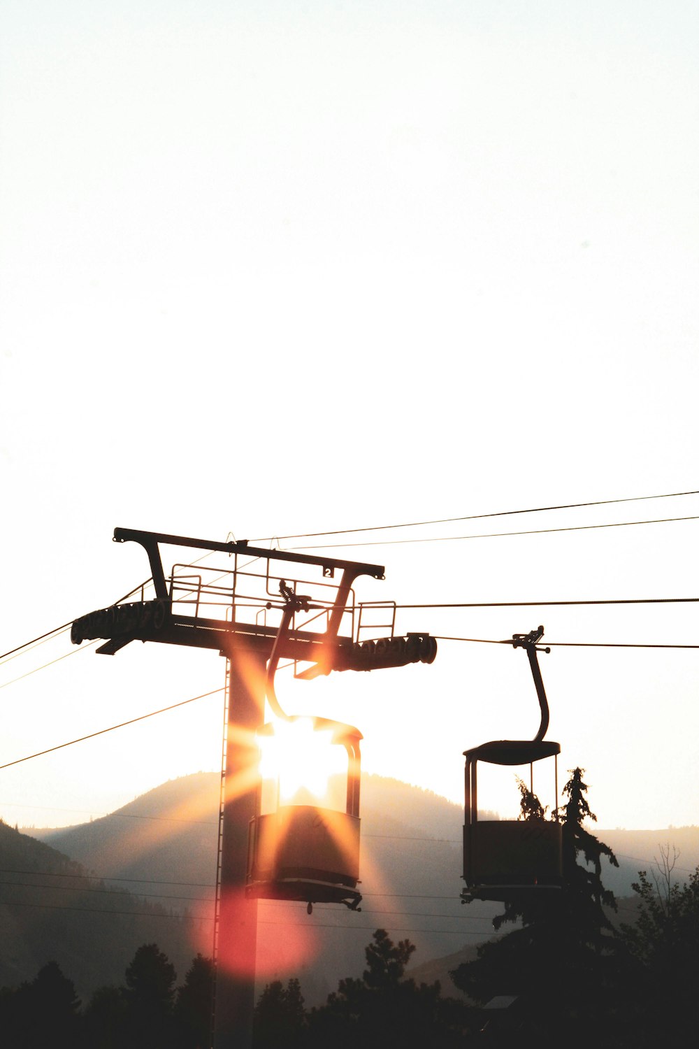 cable car during daytime