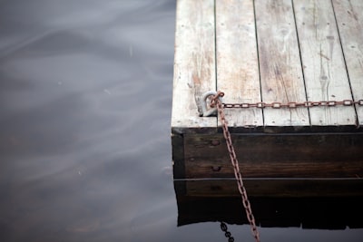 brown wooden board with chain maine google meet background