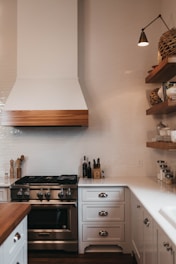 photo of clean kitchen cupboards